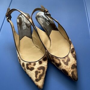 Michael kors slingback heels